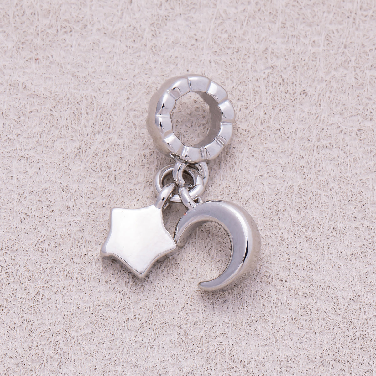 16K Gold Plated Mini Celestial Moon & Star Pendant - Sold Each