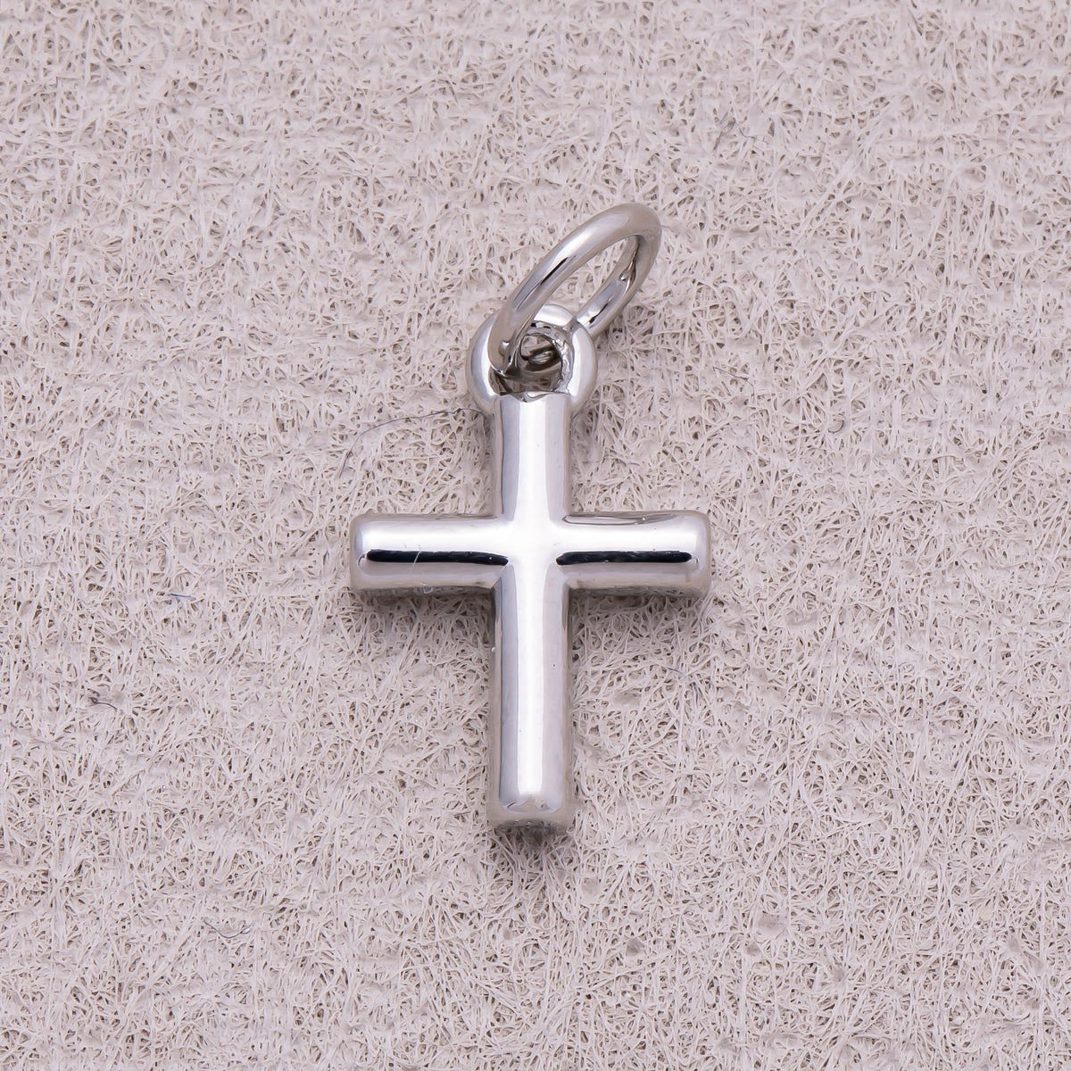 16K Gold Plated Plain Cross religious Charm - Sold Each