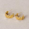 Launch Promo: 24K Gold PVD Stainless Steel Chunky Oval Hoop Earring