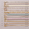 18K Gold Plated Curb Chain Necklace Ready to Wear for Everyday