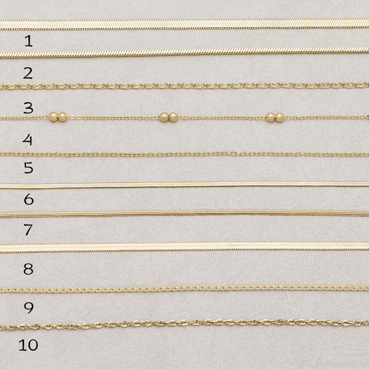 Launch Promo: Gold PVD Stainless Steel Necklace Ready to Wear - Sold Per Piece