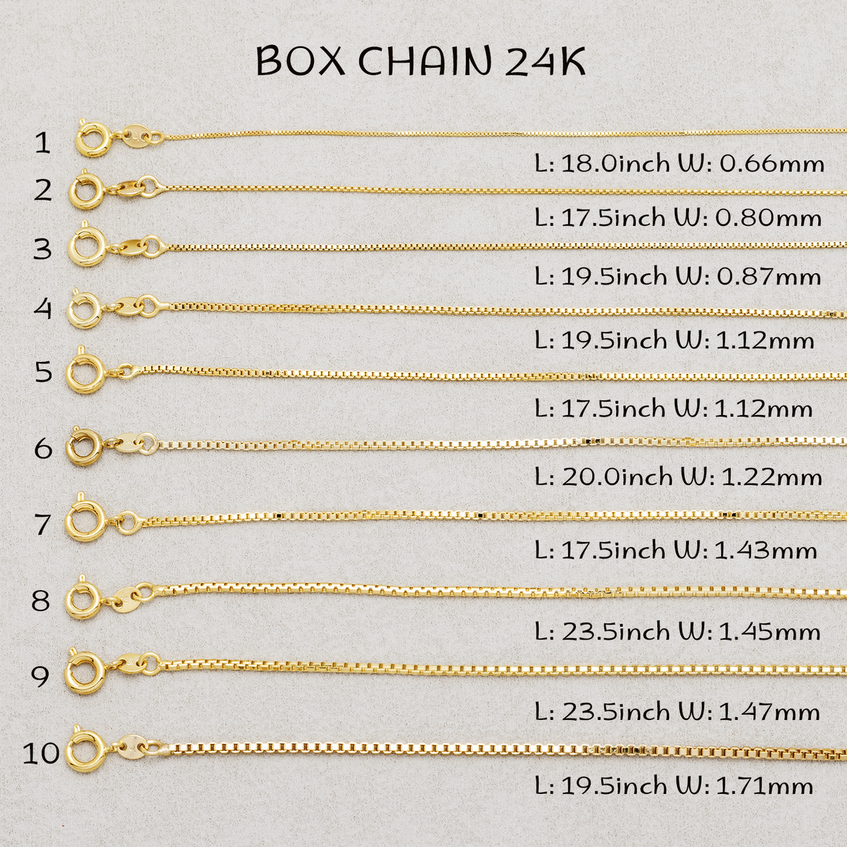 Launch Promo: 24K Gold PVD Stainless Steel Necklace Ready to Wear - Sold Per Piece