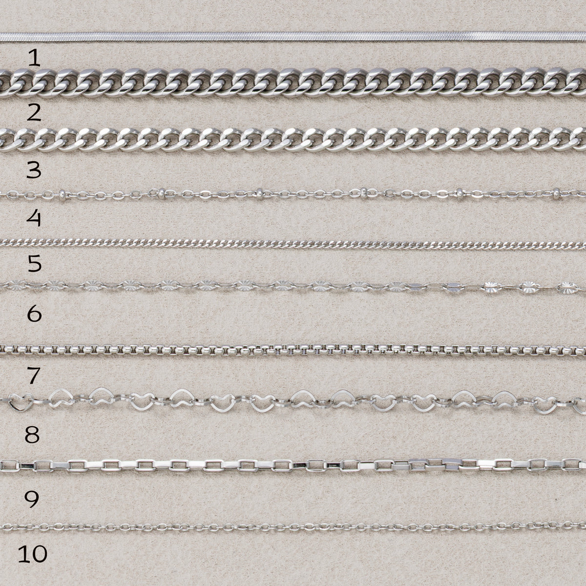 Launch Promo: Stainless Steel Necklace Ready to Wear - Sold Per Piece