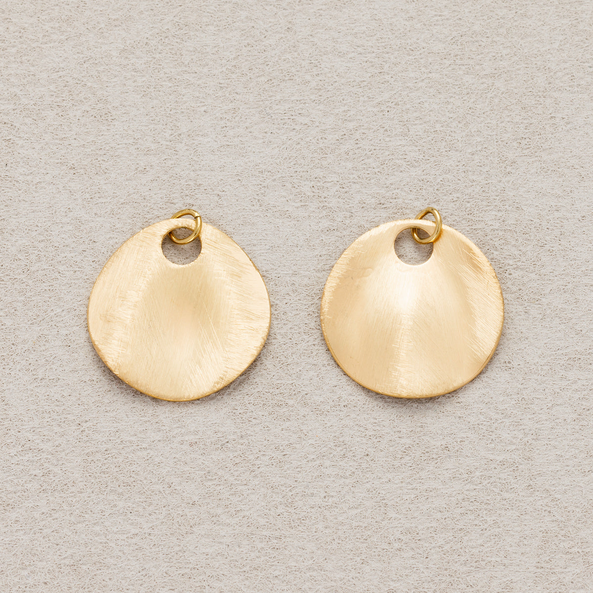 Launch Promo: 24K Gold PVD Stainless Steel Minimalist Medallion Disk Charm | Sold Each
