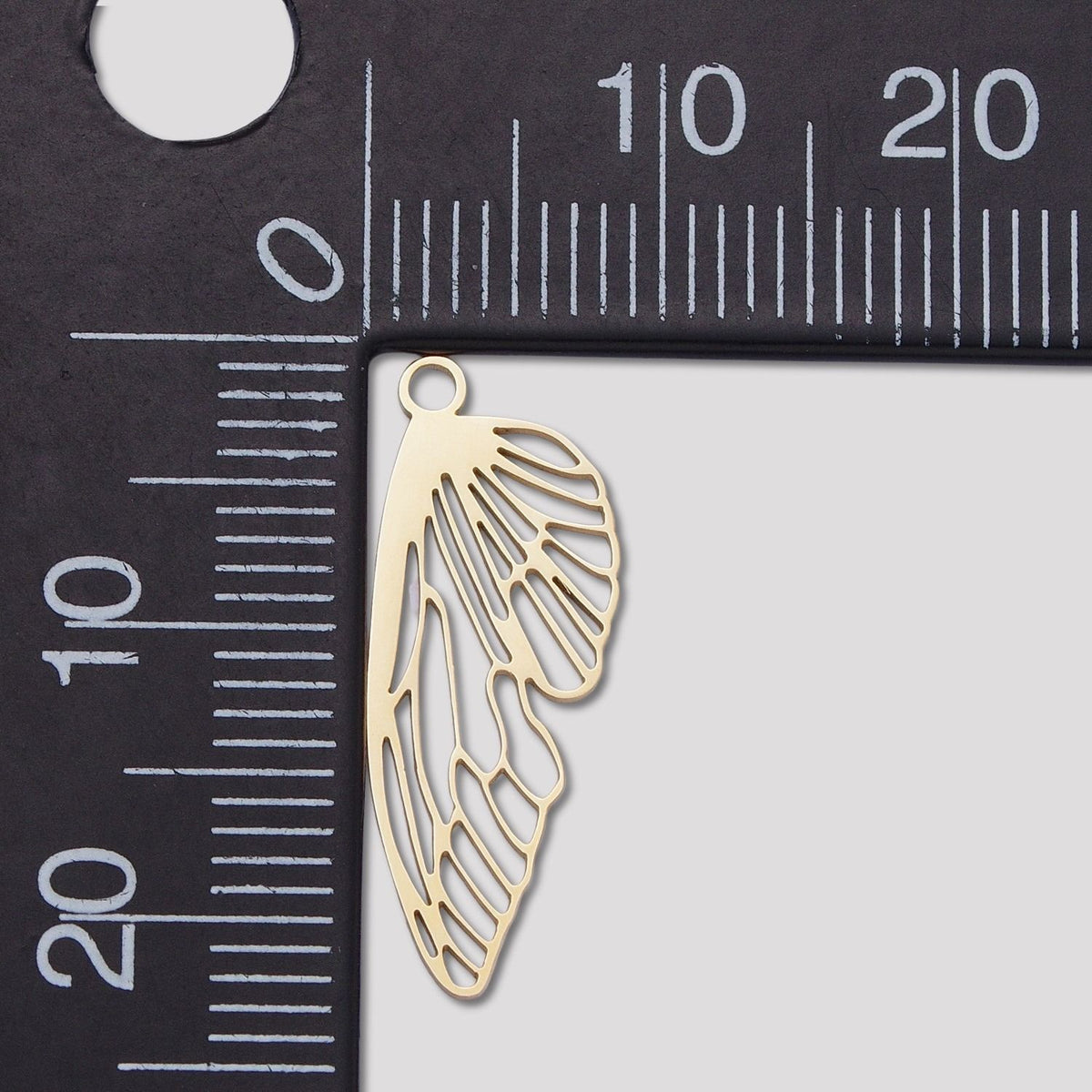 Launch Promo: 24K Gold PVD Stainless Steel Open Butterfly Wing Animal Charm in Gold & Silver | Sold Each