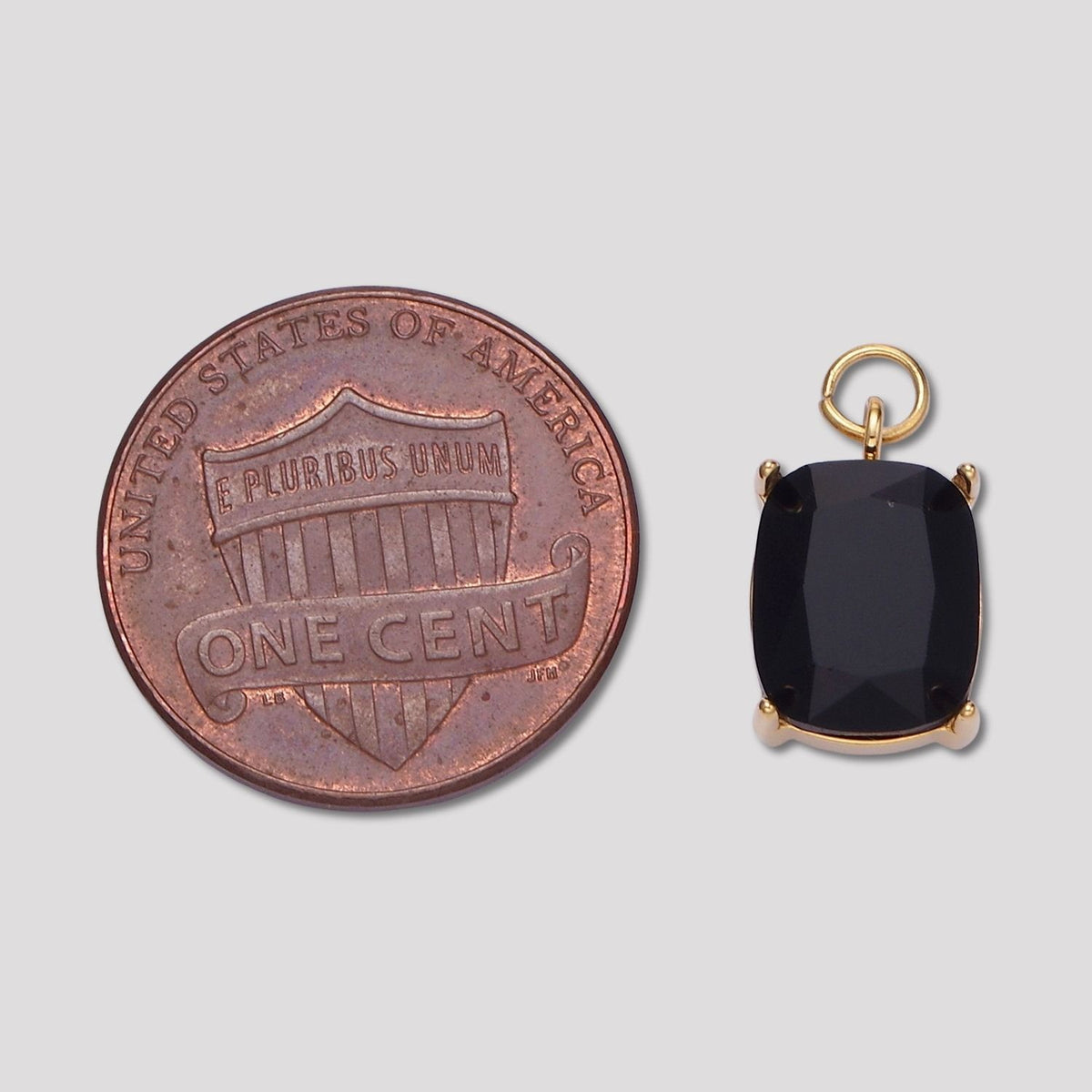 Launch Promo: 14K Gold PVD Stainless Steel Pear Cut Birthstone Charm | Sold Each